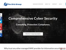 Tablet Screenshot of drizgroup.com